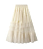 Cake skirt design irregular half skirt dreamy mesh skirt for women eprolo