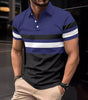 Polo striped men's sports polo shirt top Markonline