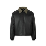 Winter Thick Warm Jacket for Men and Women,  Retro Street Style with Detachable Fur Collar, Barn Cotton Coat, Leather Jacket eprolo