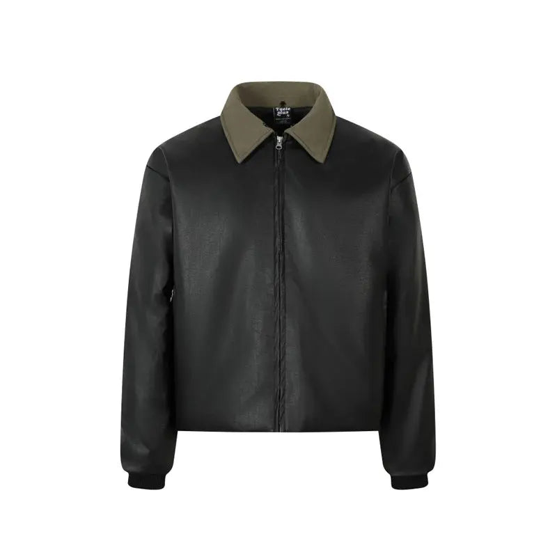 Winter Thick Warm Jacket for Men and Women,  Retro Street Style with Detachable Fur Collar, Barn Cotton Coat, Leather Jacket eprolo