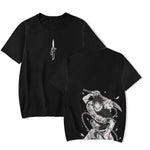 Anime Printed Streetwear Vintage Washed T-shirt Men Harajuku Markonline