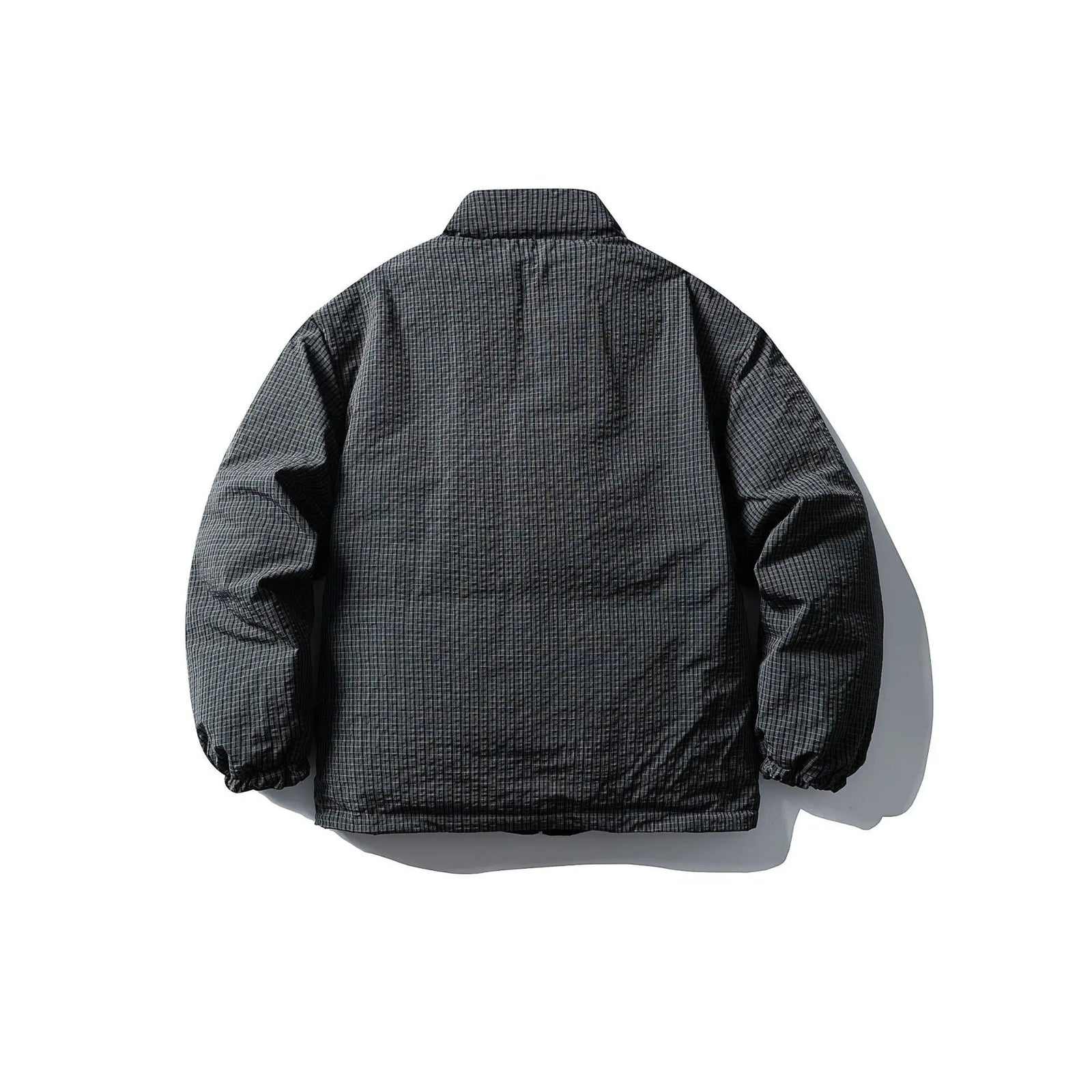 Jacket Men Stand-up Collar Loose Puffer Jacket Reversible Coat