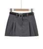 Pleated short skirt for women eprolo