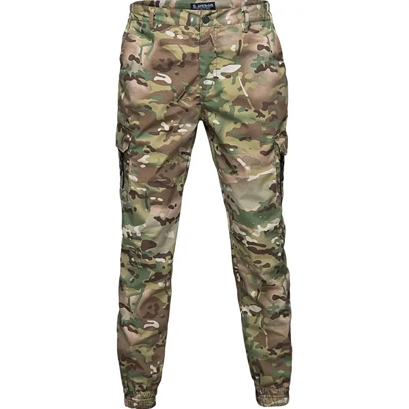 Mege Brand Men Fashion Streetwear Casual Camouflage Jogger Pants Tactical Military Trousers Men Cargo Pants for Droppshipping Markonline