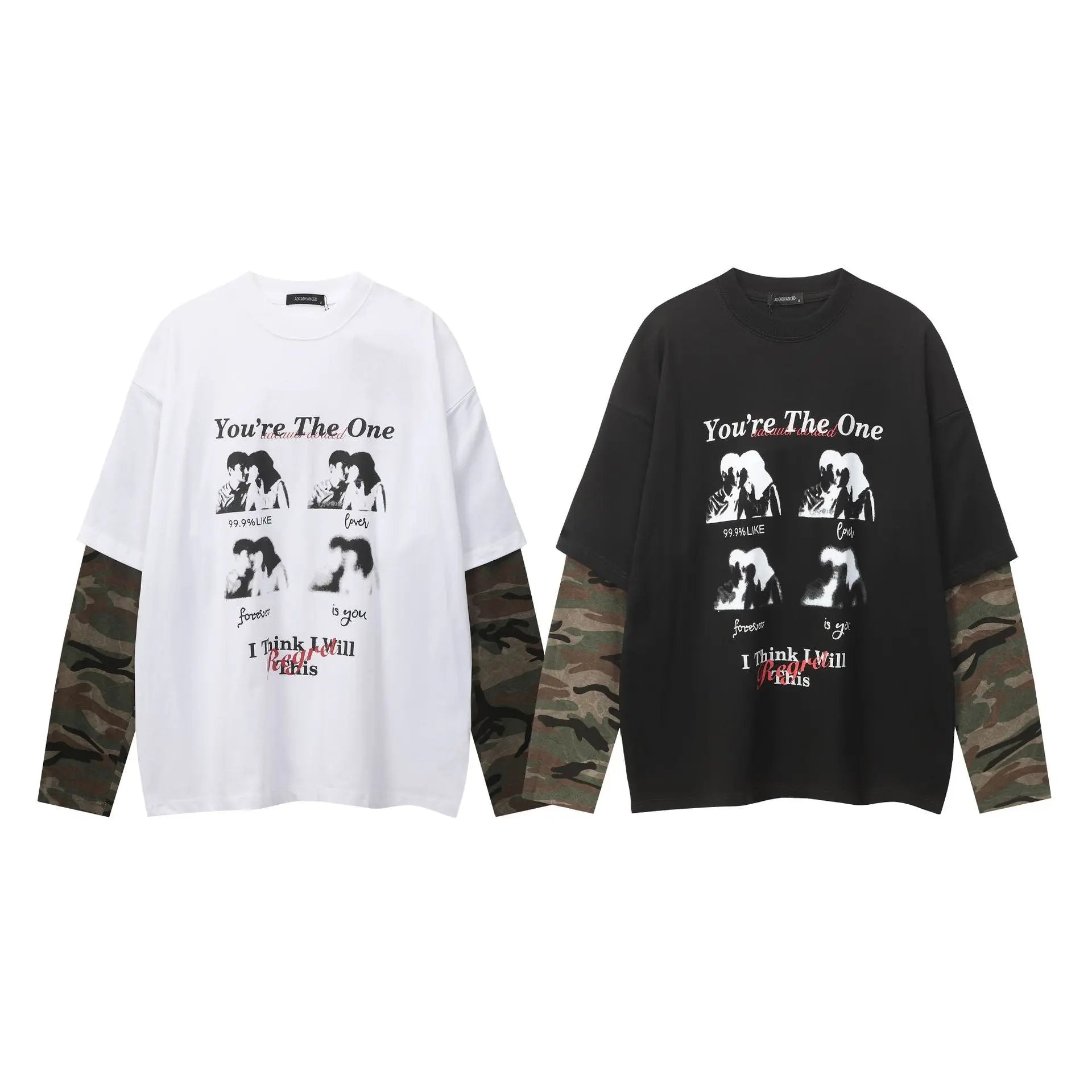 Camouflage fake two hoodies eprolo