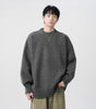Muted Color Knit Sweater for Men and Women, Autumn Winter Casual Loose Fit Youth Style Couple's Knitwear Markonline