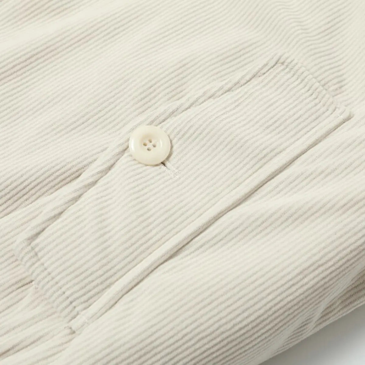 Embroidered corduroy cotton jacket for men eprolo