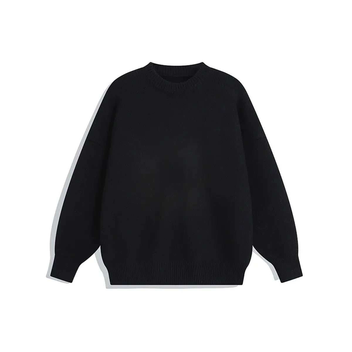 Muted Color Knit Sweater for Men and Women, Autumn Winter Casual Loose Fit Youth Style Couple's Knitwear Markonline