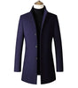 New Brand Autumn Winter 30% Wool Men Thick Coats Stand Collar Male Fashion Wool Blend Jackets Outerwear Smart Casual Trench Markonline