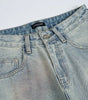 Washed retro casual jeans for men and women Markonline