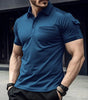 Polo pocket men's muscle sports polo shirt Markonline