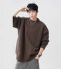 Muted Color Knit Sweater for Men and Women, Autumn Winter Casual Loose Fit Youth Style Couple's Knitwear Markonline