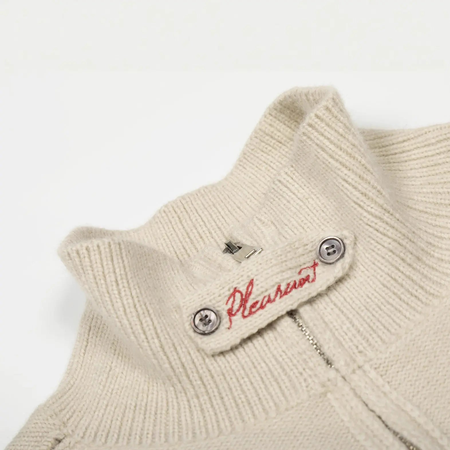 High neck sweater jacket zipper knit sweater for men Markonline