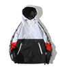 Hooded Jackets Men Block Pullover Jacket Fashion Tracksuit Coat Men Hip Hop Streetwear Jacket Men Markonline