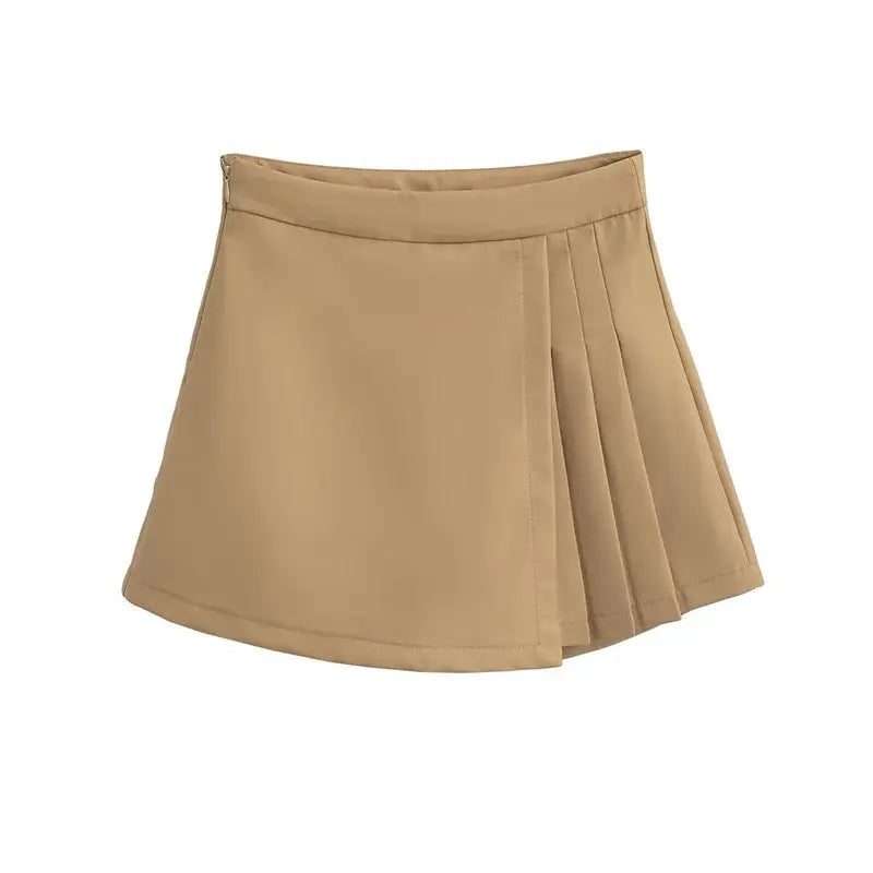 A-line pleated skirt pants for women eprolo