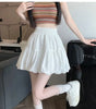 Elastic Waist Bubble Skirt Women Sweet  Slimming A-line Short Skirt Markonline