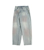 Washed retro casual jeans for men and women Markonline