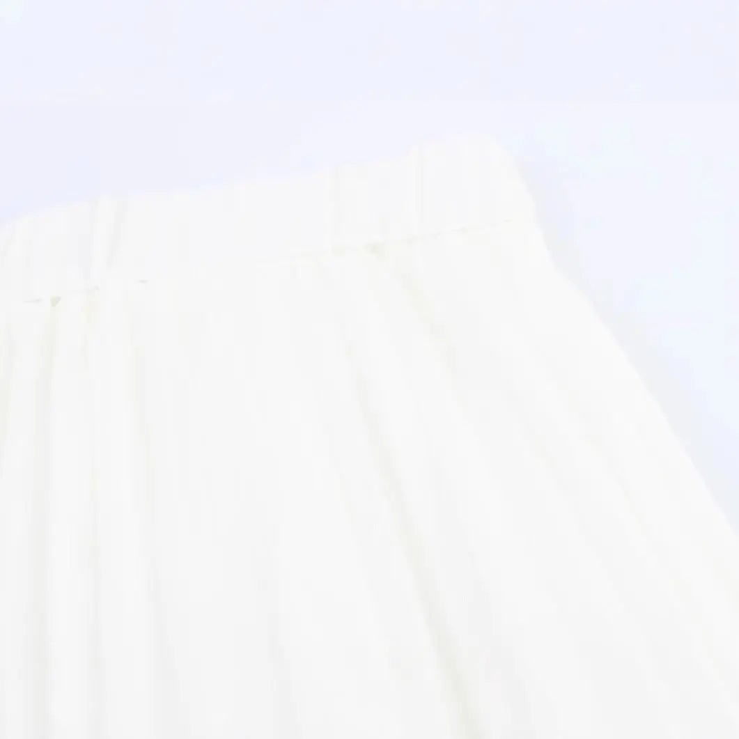 High waist slimming A-line half skirt pleated long skirt for women eprolo