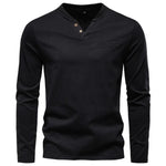 V-neck long sleeved T-shirt for men Markonline