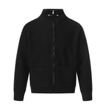 High neck sweater jacket zipper knit sweater for men Markonline