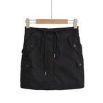 Drawstring pocket skirt for women eprolo
