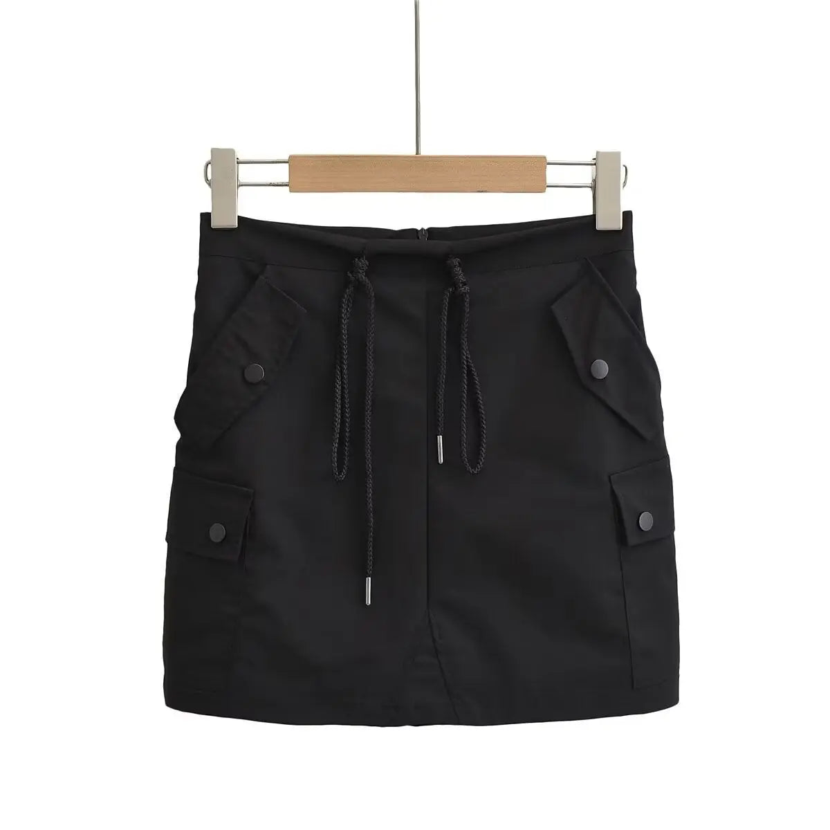 Drawstring pocket skirt for women eprolo