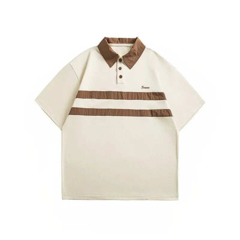 Men's Polo Shirt with Short Sleeves and a Collar