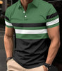 Polo striped men's sports polo shirt top Markonline