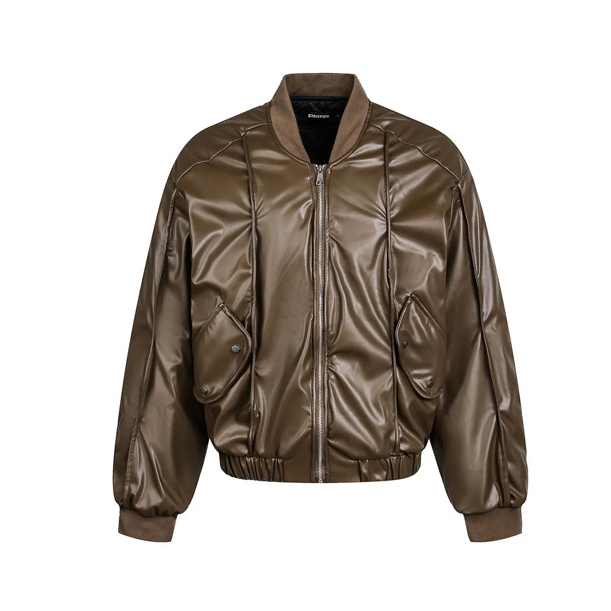 Leather jacket motorcycle cotton coat jacket eprolo