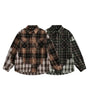 Splicing plaid shirt for men eprolo