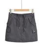 Drawstring pocket skirt for women eprolo