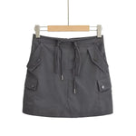 Drawstring pocket skirt for women eprolo