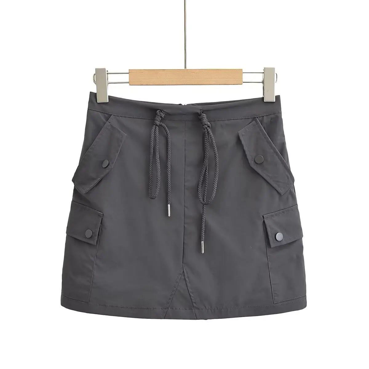 Drawstring pocket skirt for women eprolo