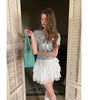 Lace cake short skirt for women eprolo