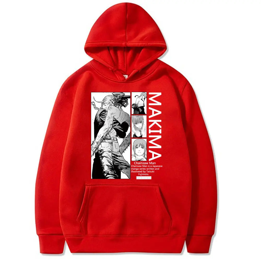 Chainsaw Man Printed Hoodie Sweatshirt Markonline