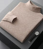 Men's high collar pullover sweater for autumn and winter, loose knit base sweater for men Markonline
