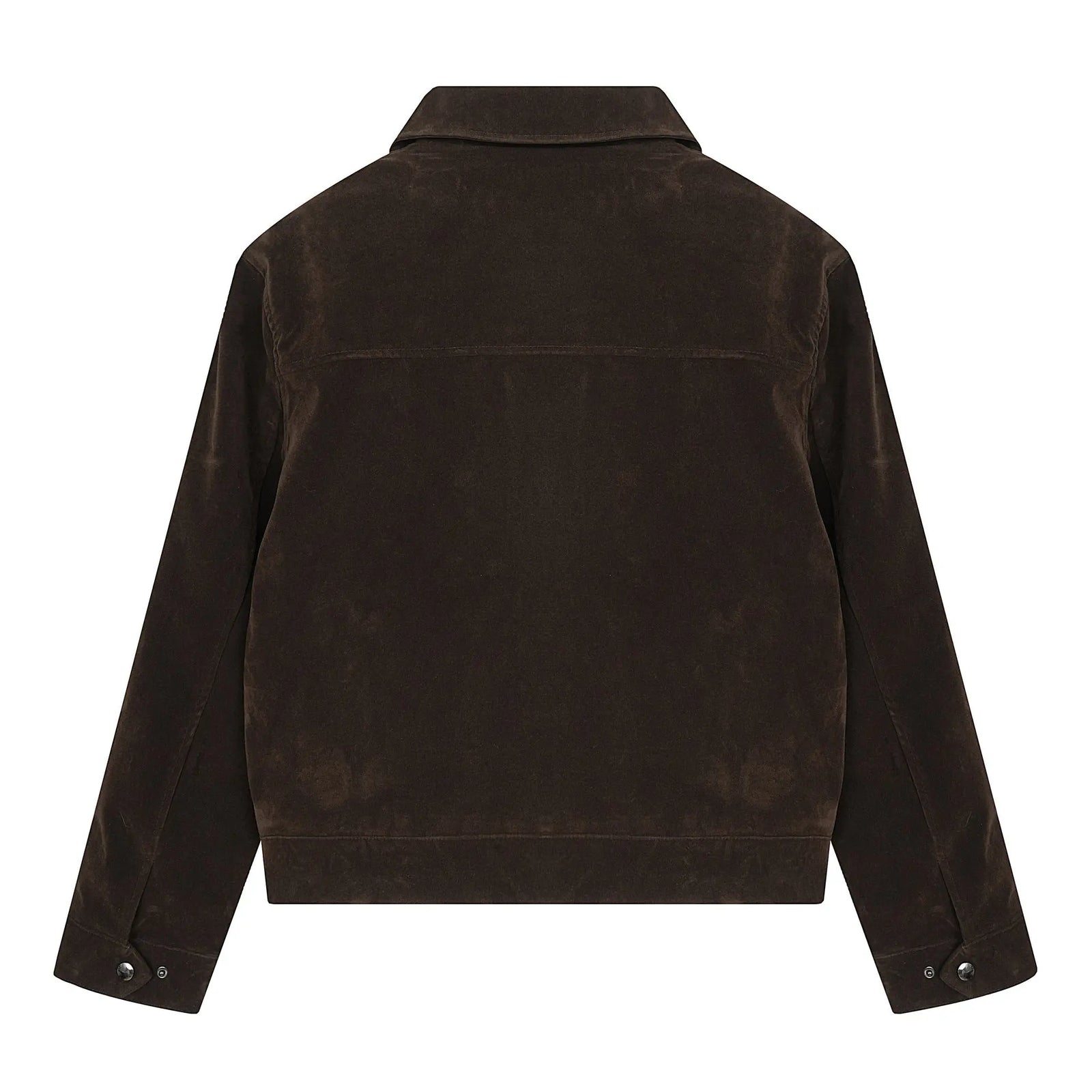 Urban Streetwear Style Faux Suede Jacket for Men, Short and Wide Winter Thickened Cotton Coat