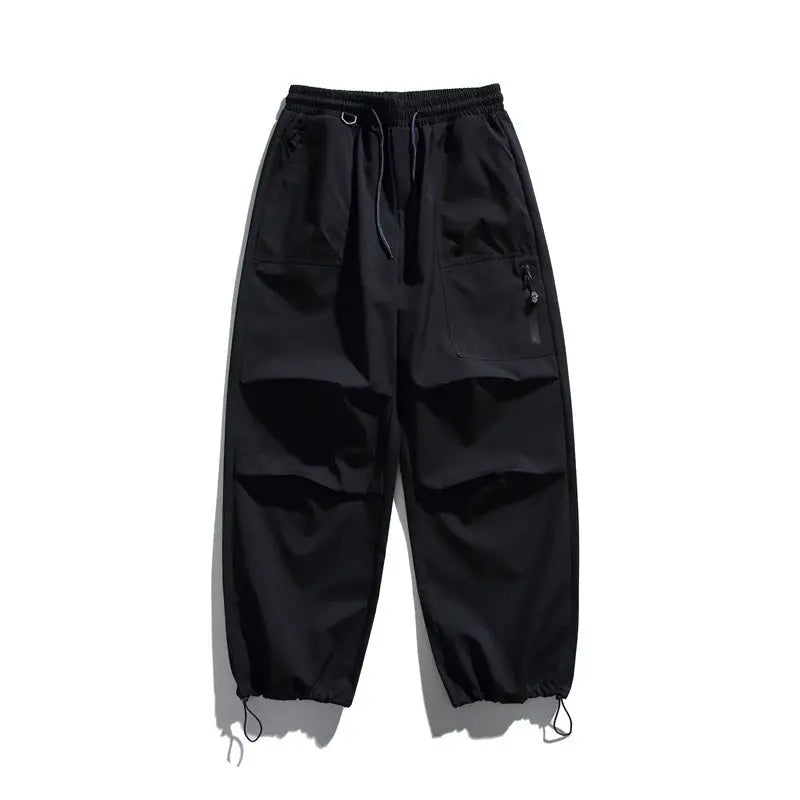 Loose drawstring casual pants for men with leg ties Markonline