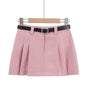 Pleated short skirt for women eprolo