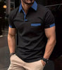 Color blocked pocket polo shirt sports polo shirt Markonline