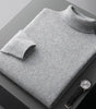 Men's high collar pullover sweater for autumn and winter, loose knit base sweater for men Markonline
