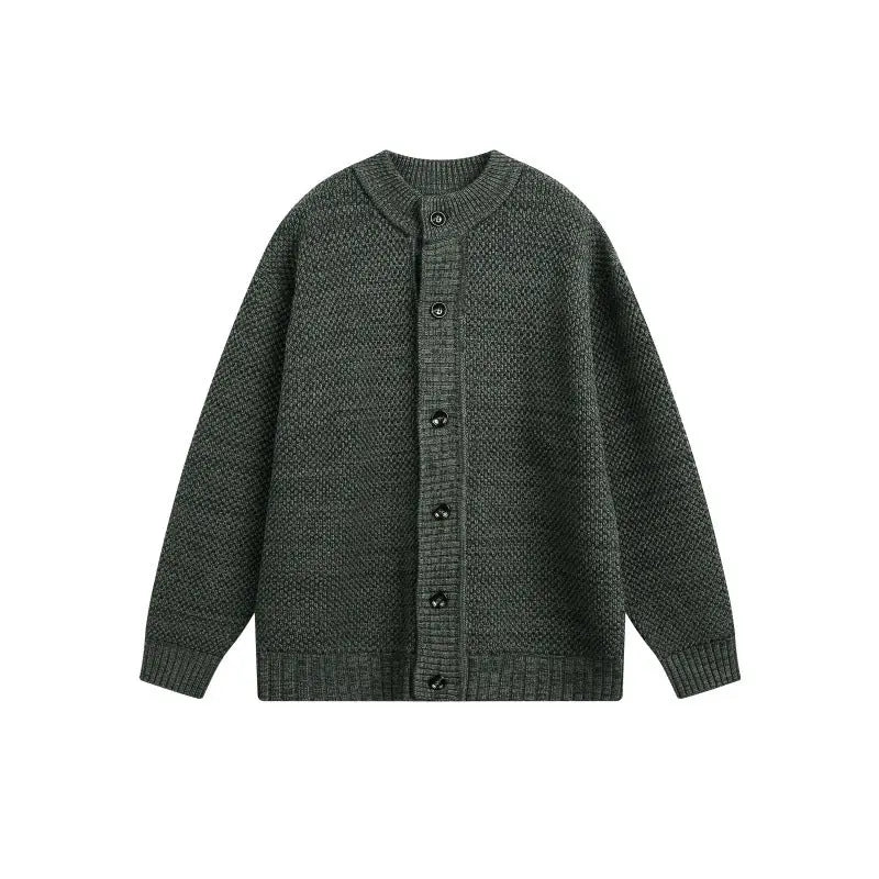 Classic Loose Casual Versatile Lazy Style Cardigan Sweater Men