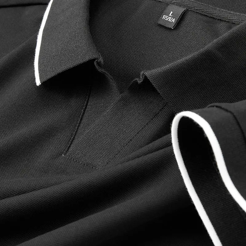 Men's Short Sleeve Polo Shirt Business Casual Top Markonline