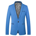 British's Style Casual Slim Fit Suit Jacket Male Blazers Men Coat Terno Masculino Plus Size 5XL Markonline