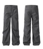 Gray Dress Pants for Men and Women with Pleats Simple Clean Fit Markonline