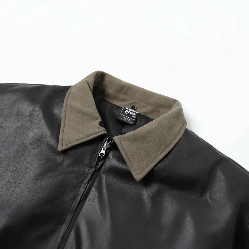 Winter Thick Warm Jacket for Men and Women,  Retro Street Style with Detachable Fur Collar, Barn Cotton Coat, Leather Jacket eprolo