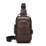 Chest bag men's backpack USB charging backpack single shoulder chest bag commuting backpack waterproof Markonline