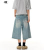 Denim Pants for Men and Women Water-Washed Three-Dimensional Cutting Markonline