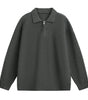 Half zip lapel sweater for men Markonline