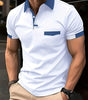Color blocked pocket polo shirt sports polo shirt Markonline